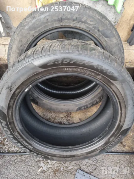 2бр зимни гуми PIRELLI 235/55/18, снимка 1