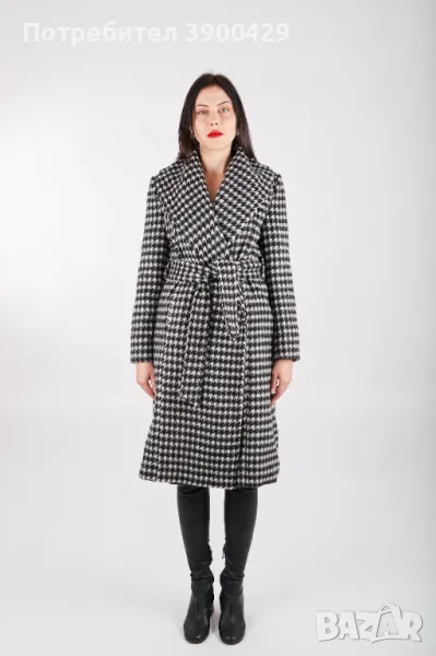 Дамско Палто James coat - Пепит, снимка 1