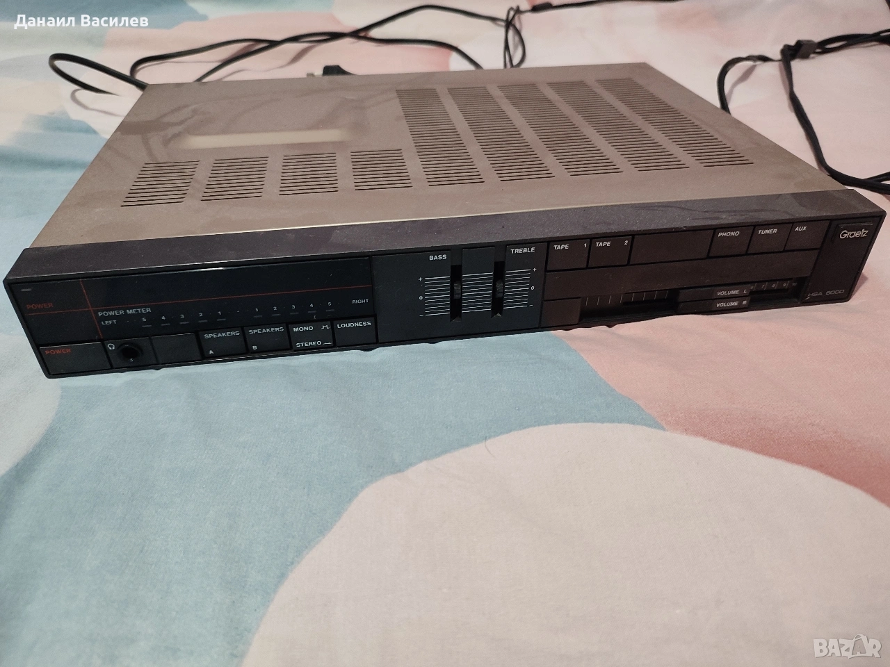 Стерео усилвател Graetz HSA 6000 – ретро Hi-Fi, снимка 1