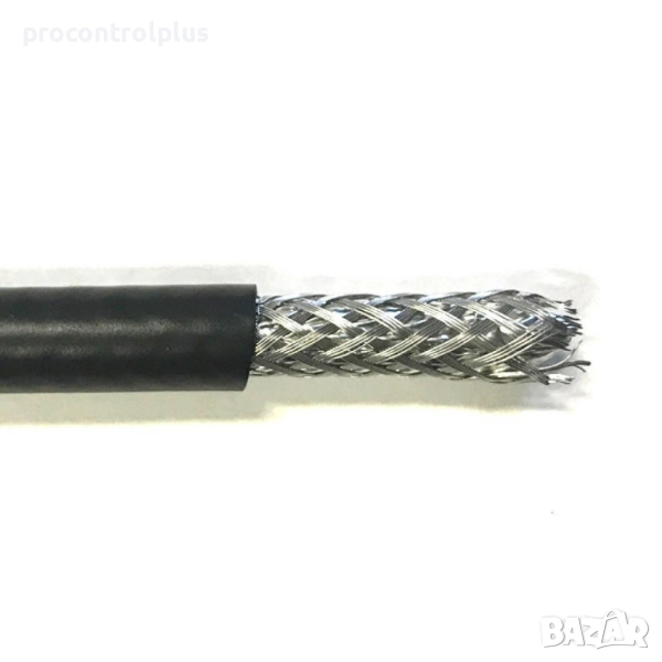 Коаксиален кабел RG6/64 CCS - Черен, снимка 1