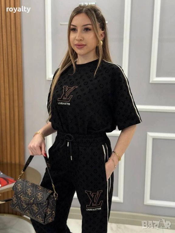 Louis Vuitton Черен Дамски Нов Комплект , снимка 1