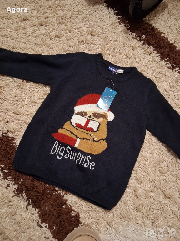 Детски коледен пуловер, снимка 1