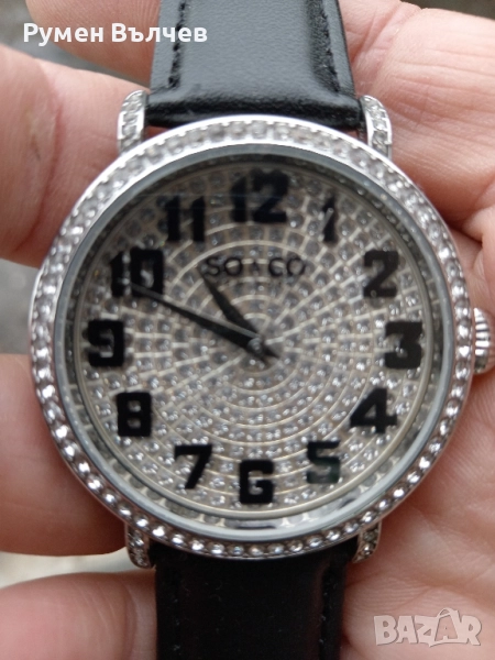 дамски часовник с камъчета: So&Co New York, снимка 1