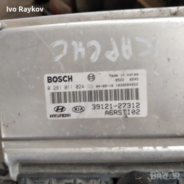 Компютър ECU Kia Carens 2003 2.0 CRDI 0281011024, 0 281 011 024, 39121-27312, снимка 1