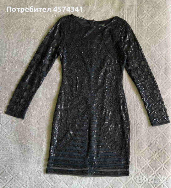 Елегантна черна рокля, снимка 1