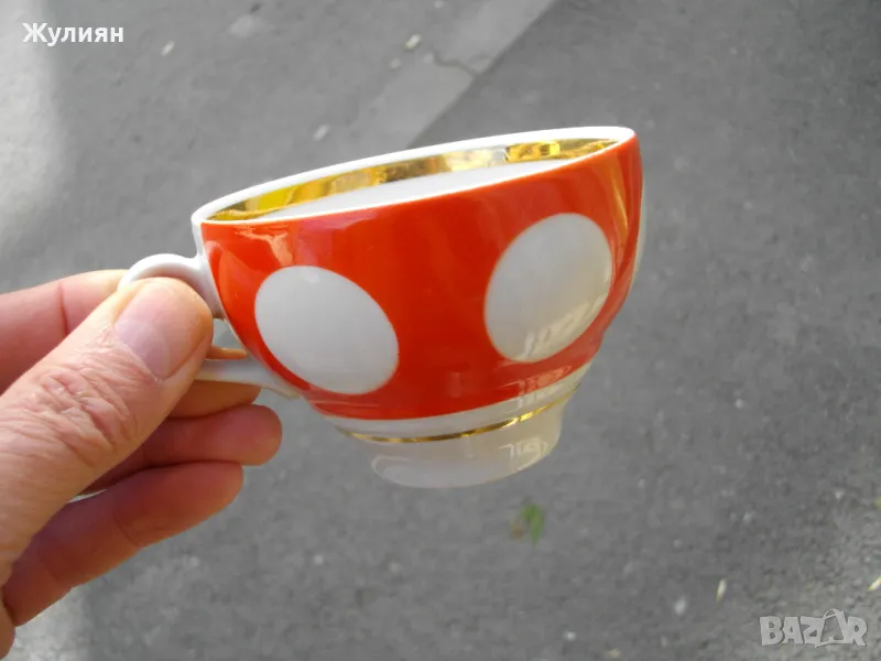  СТАРА РУСКА ПОРЦЕЛАНОВА ЧАША ЗА ЧАЙ ИЛИ КАФЕ СССР, снимка 1