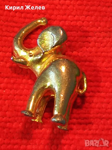 ПОЗЛАТЕНО ОЛОВНО СЛОНЧЕ МИНИ ФИГУРКА МЕТАЛНА СТАТУЕТКА 22717, снимка 1
