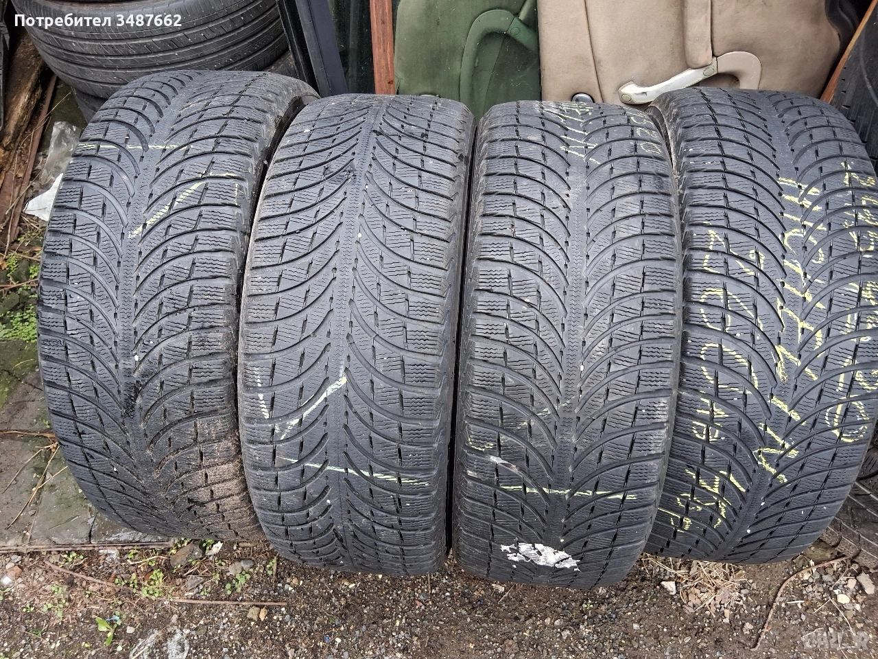 245 45 20 MICHELIN LATUDE 4броя зимни , снимка 1