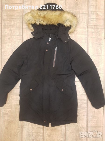 Яке парка с качулка и пух, снимка 1