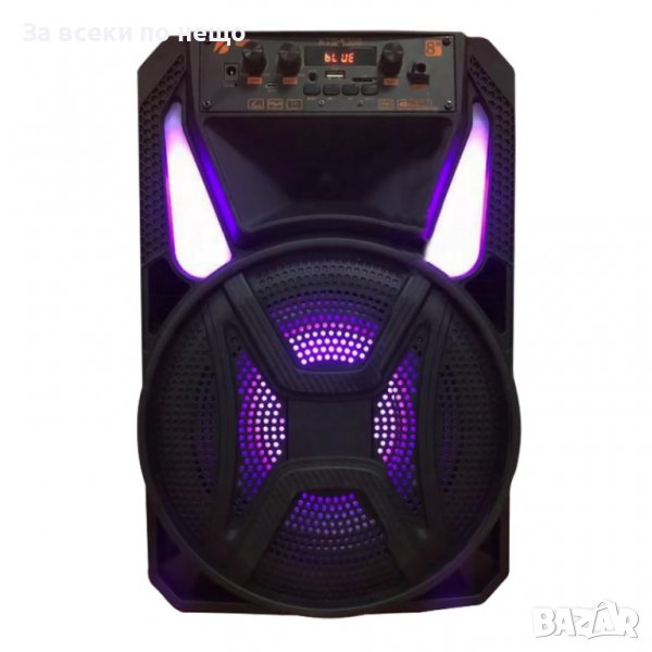 Преносима караоке тонколона KTS-1358, акумулаторна батерия, FM,MP3, SD карта, Bluetooth и микрофон, снимка 1