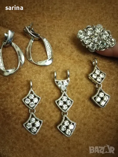 комплект - медальон и пръстен имитация, снимка 1