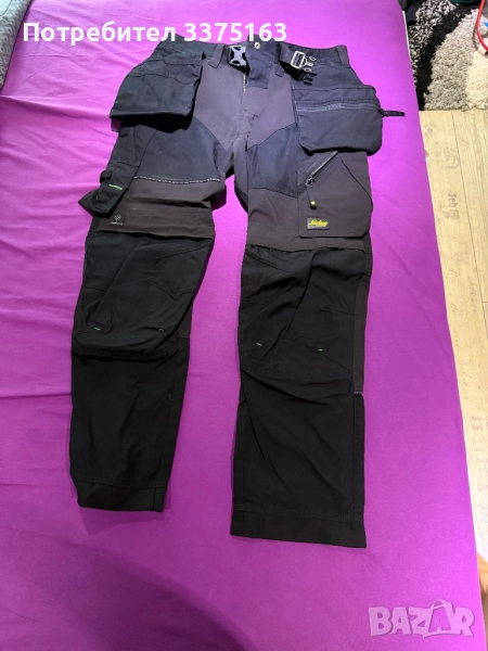 Snickers Черни работни панталони, снимка 1