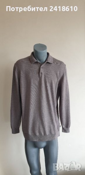 Hugo Boss Bono Polo Virgin Wool Finest Italian Yarn  Mens Size 2XL НОВО! ОРИГИНАЛ! Мъжки Тънък Пулов, снимка 1