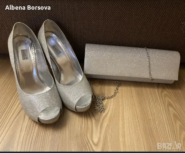 Дамски комплект чанта и обувки, снимка 1