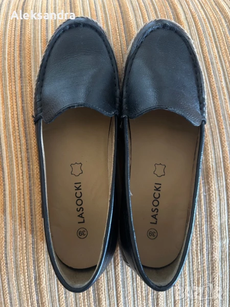 Черни мокасини Lasocki, снимка 1
