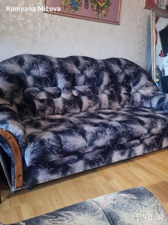 Продавам комплект диван и две кресла, снимка 1