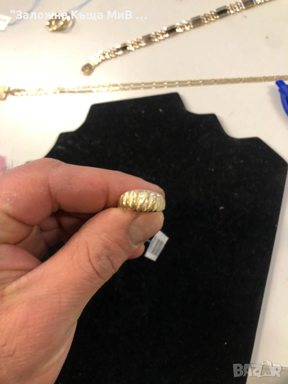 Златен Дамски Пръстен 1.71фр 14к размер 19-59 , снимка 1