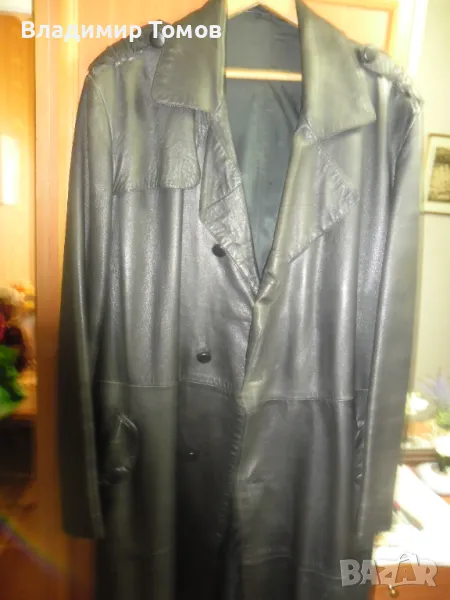 мъжко кожено манто, снимка 1