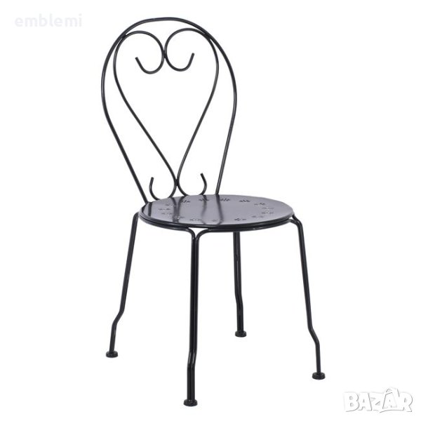 Стол трапезен градински Bistro черен, снимка 1