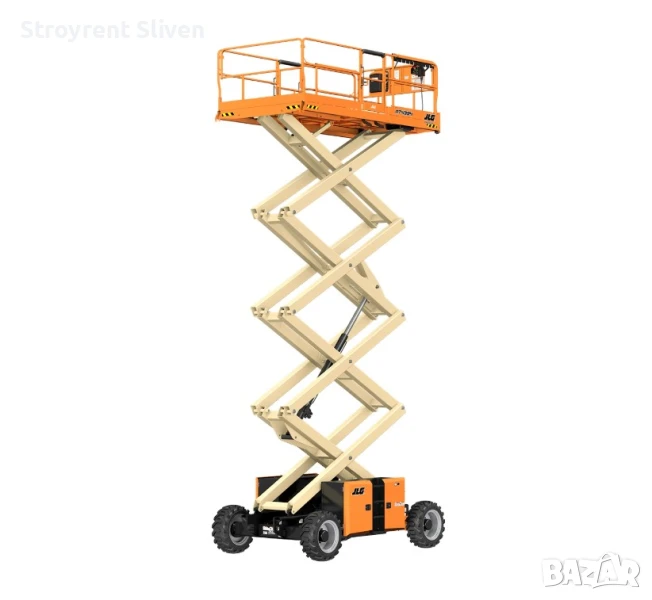 ПОД НАЕМ-Дизелова ножична вишка 15м., снимка 1