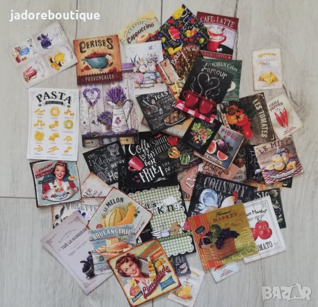 Скрапбук стикери Farmhouse kitchen 1 - 46 бр /к-кт , снимка 1