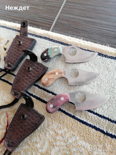 Ножове за носене на врат от n690 стомана. , снимка 1