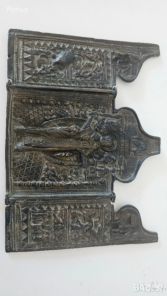 Стара Бронзова икона, снимка 1