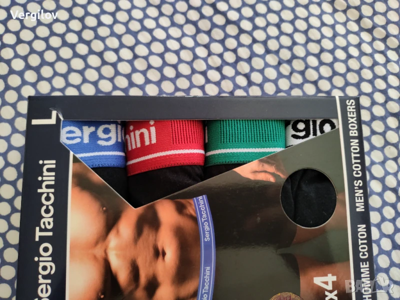 Sergio Tacchini 4 боксерки нови, снимка 1