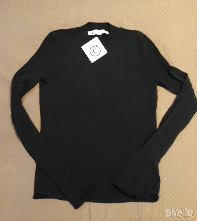 Черна блуза Zara, снимка 1
