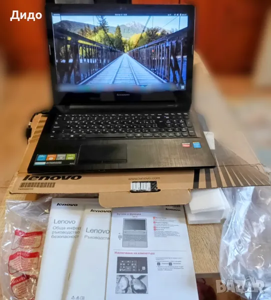 Лаптоп "Lenovo G50-70, Intel Core i7, 480GB SSD, 16GB RAM", снимка 1