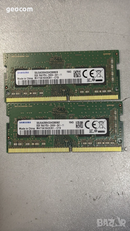 16GB (2x8GB) DDR4 Samsung PC4-2666V (2666Mhz,CL-17,КИТ), снимка 1