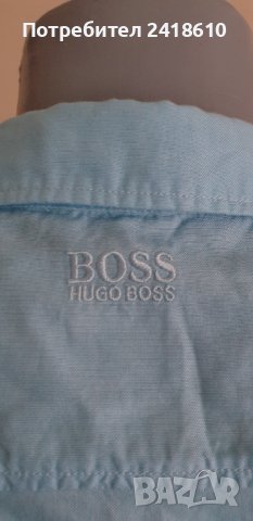 Hugo Boss Byolo Pique Cotton Slim Fit Mens Size 2XL НОВО! ОРИГИНАЛНА Риза!, снимка 6 - Ризи - 44196816