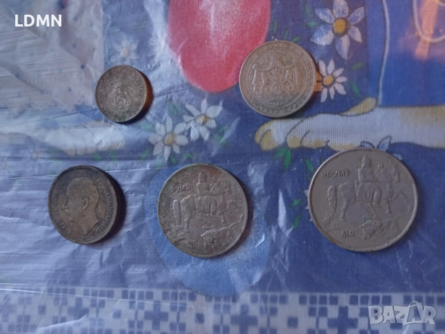 Сет 10 Стотинки 1913, 2 Лева 1925, 10 Лева 1930, 10 Лева 1943 и 50 Лева 1943, снимка 2 - Нумизматика и бонистика - 51640605