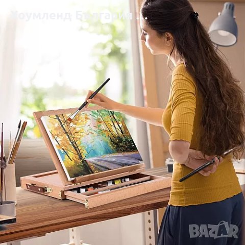 ПРОМО ЦЕНА! Комплект за рисуване със статив тип куфарче, снимка 1