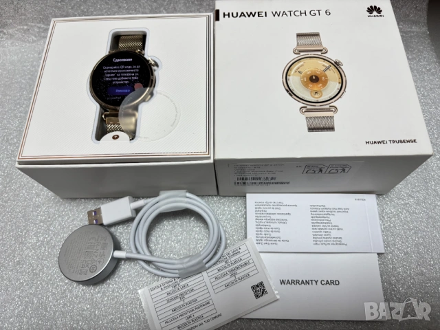 Дамски Смарт Часовник Huawei Watch GT 6, 41mm, Gold, снимка 7 - Смарт часовници - 53799209
