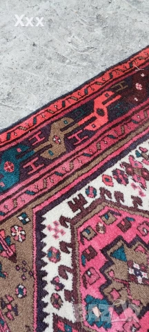 Ръчно тъкана вълнена персийска пътека.Топ качество за ценители., снимка 5 - Пътеки - 53847733