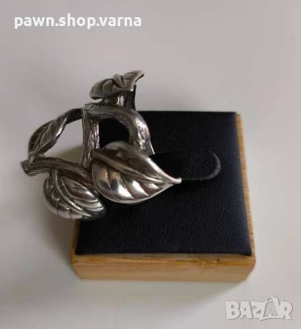 Масивен сребърен пръстен – проба 925, снимка 4 - Пръстени - 51026425