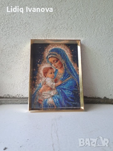 Диамантен гоблен икона-готов и рамкиран, снимка 3 - Гоблени - 50523671