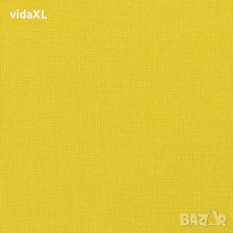vidaXL 3-местен диван с декоративни възглавници светложълт 210 см плат, снимка 6 - Дивани и мека мебел - 56146792