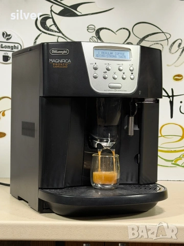 Кафемашина кафе автомат delonghi magnifica pronto с гаранция, снимка 2 - Кафемашини - 53456277