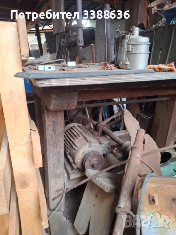 Дърводелска фреза/работеща/, и стар банциг, снимка 4 - Други машини и части - 53069386
