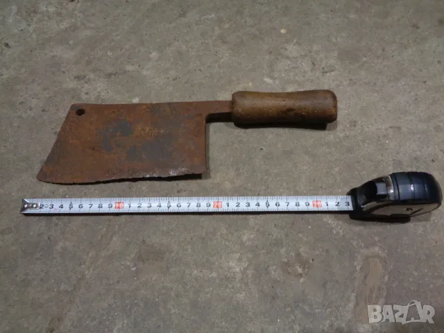 Стари сатър, съпрове и нож, снимка 3 - Антикварни и старинни предмети - 56349376