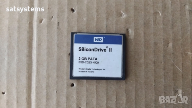 WD SiliconDrive II 2GB PATA SSD-C02G-4500 Compact Flash Type I Internal Solid State Drive (SSD)