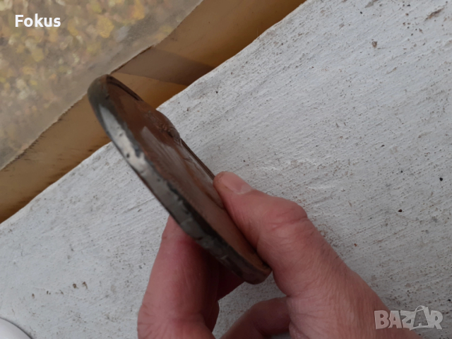 Бронзов плакет царска Русия, снимка 3 - Антикварни и старинни предмети - 53448893