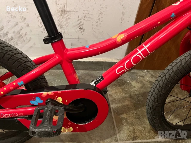 Детско алуминиево колело Scott Contessa 16", снимка 5 - Велосипеди - 50849559