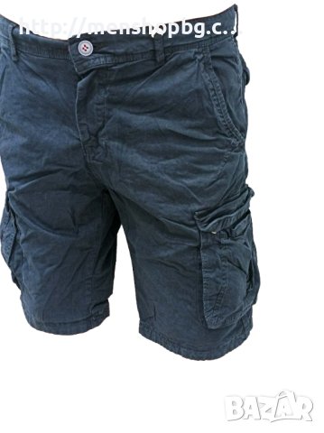 Карго бермуди - тъмно сини, снимка 2 - Къси панталони - 40462118