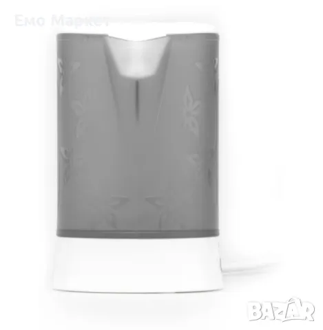 Електрическа кана Adler AD1268, 600W, 0.6l, Сиво с бяло. Гаранция 24 месеца , снимка 4 - Кани - 49452464