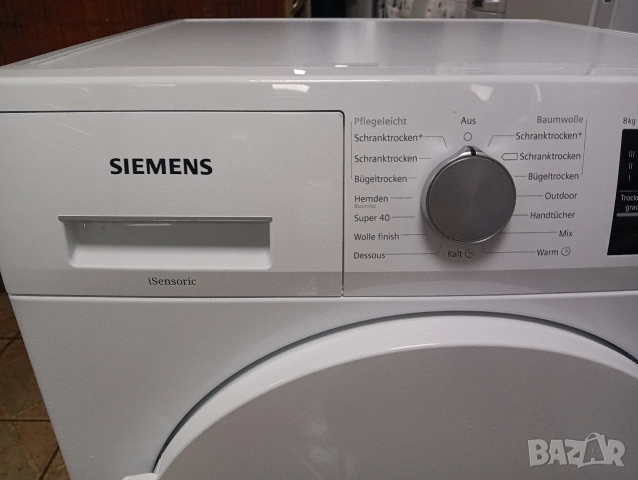 Сушилня с термопомпа Сименс Siemens IQ 500 A+++ 8кг 2 години гаранция!, снимка 5 - Сушилни - 53299972