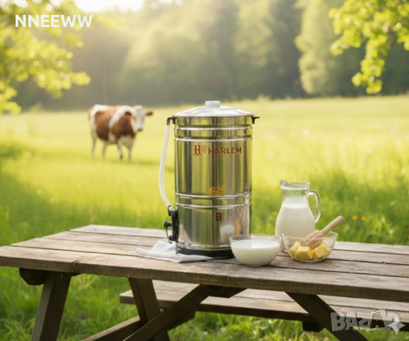 ЕЛЕКТРИЧЕСКА МЛЕКОБИЯЧКА Машина за биене на мляко и масло 40л
