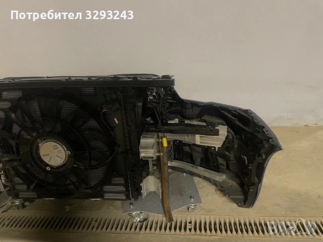 Напълно окомплектована предна броня и преден панел за BMW 5 G60 LCI M SPORT, снимка 11 - Части - 53801958